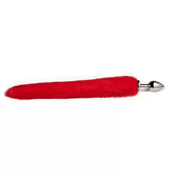 Plug Anal Rabo De Raposa Vermelho Com Calda Pelcia-6718 - Dona Chica Plug Anal Rabo De Raposa Vermelho Com Calda Pelcia-6718 - Dona Chica